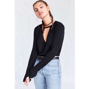 Urban Outfitters Project Social T Cutout Black Top